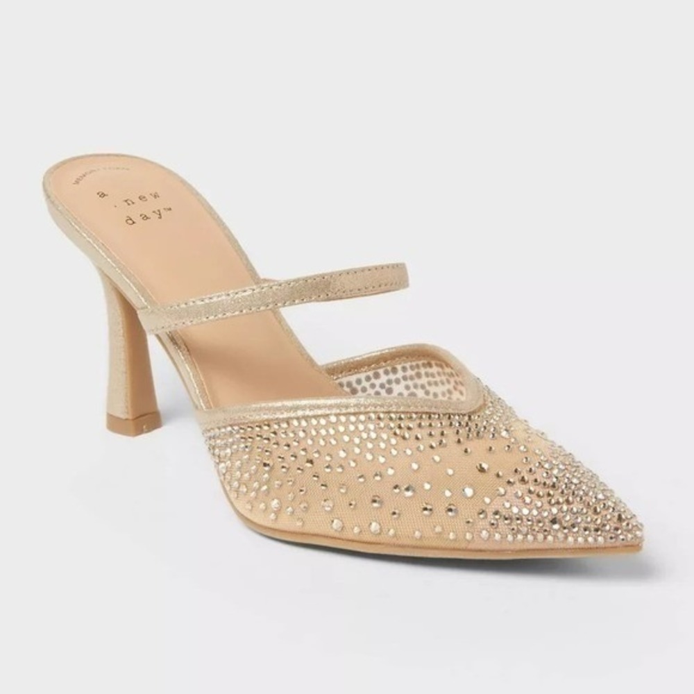 Women's Heels by A New Day Sonia Beige Size 6 New With Tags